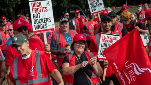 货主货代们注意了！英国两大港口大罢工爆发，船公司紧急调整船期